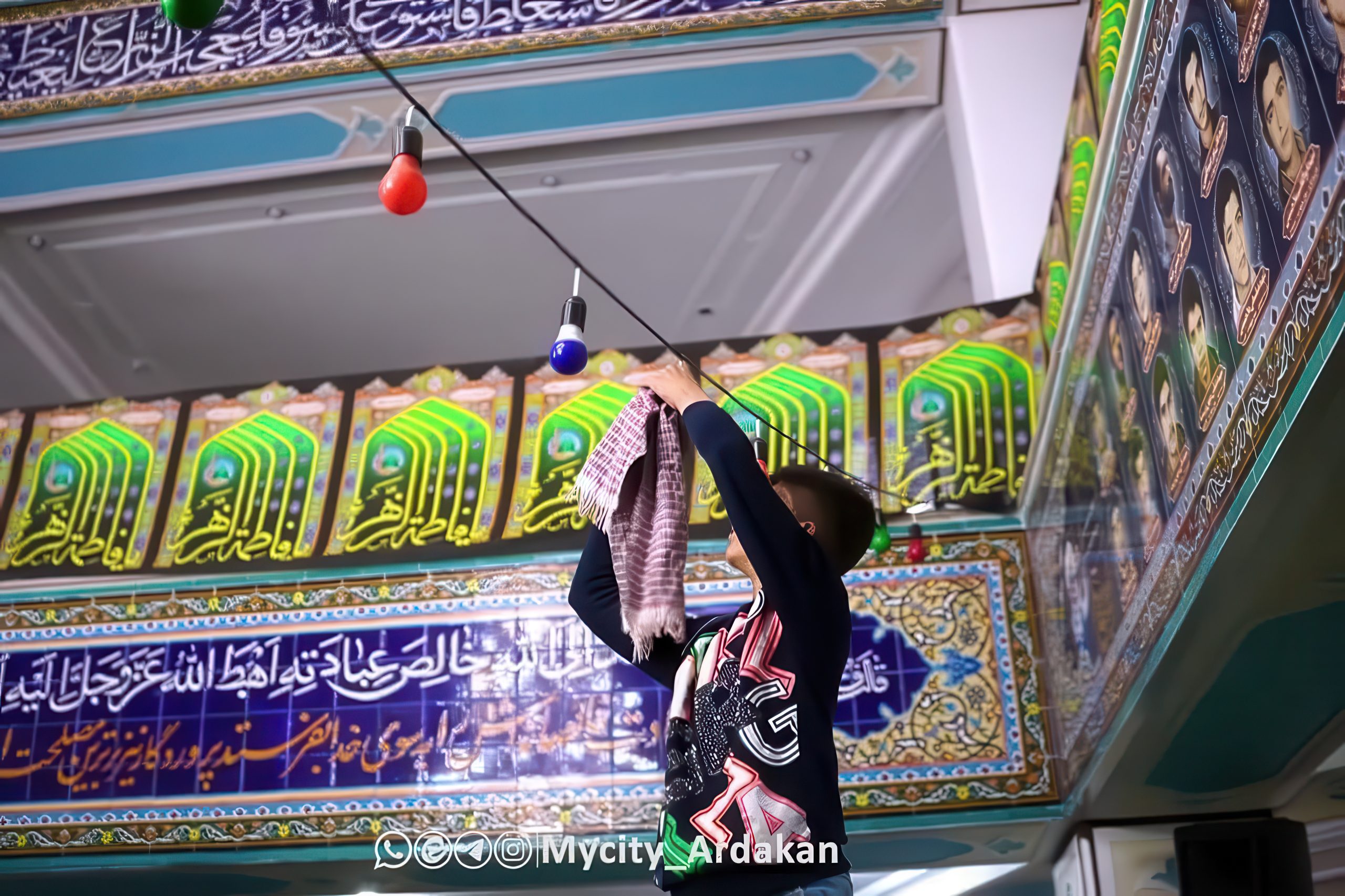 مساجد اردکان آماده ماه مبارک رمضان می‌شوند