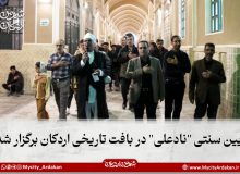آیین سنتی “نادعلی” در بافت تاریخی اردکان برگزار شد
