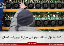 کشف ۵ هزار دستگاه ماینر غیر مجاز تا اردیبهشت امسال!