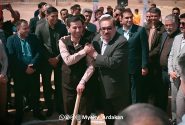 آئین آغاز عملیات اجرایی ورزشگاه ده هزار نفری  چادرملو اردکان